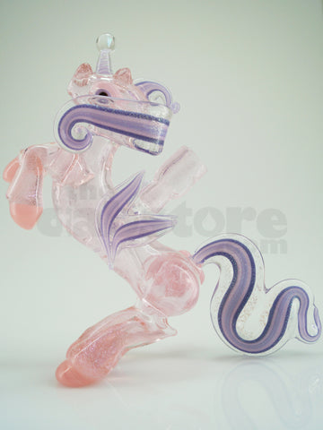 Amy Likes Fire - Pink Dichro Unicorn Rig 10 MM (Ace Glass)