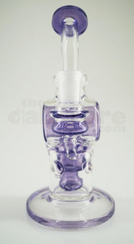 Logjam Glass - Purple Lollipop l Swiss Stack 14 MM F
