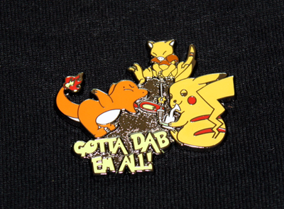 Dab Clothing - Pokemon Gotta Dab em All Hat Pin