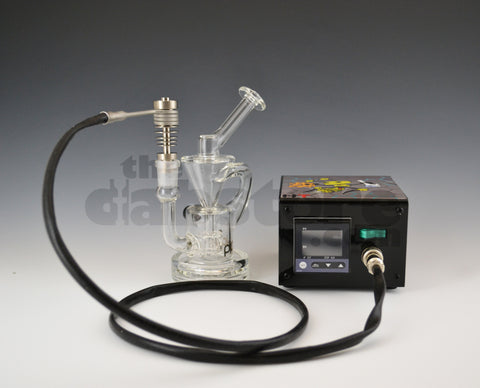 Pyrology Glass D-Cycler Recycler & Enail Package Deal 14 MM F