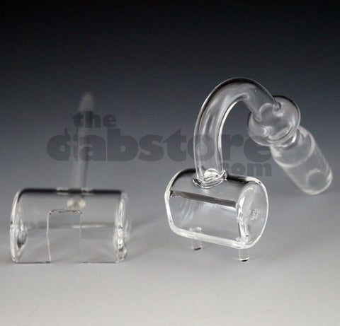 14 MM Male Quartz Trough Nail w/ Carb Cap Dabber
