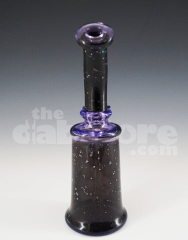 710 Glass Purple Lollipop Crushed Opal Banger Hanger