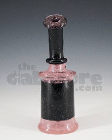 710 glass pink lollipop crushed opal banger hanger 14 mm 