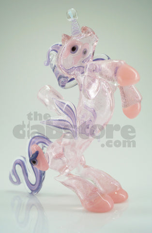 Amy Likes Fire - Pink Dichro Unicorn Rig 10 MM (Ace Glass)