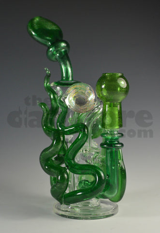 Anodyne Glass - Green Stardust Recycler