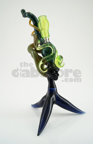 LaceFace Glass Goddess Mini Tube w/ Matching Pendant #2 10 MM