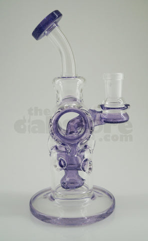 Logjam Glass - Purple Lollipop l Swiss Stack 14 MM F