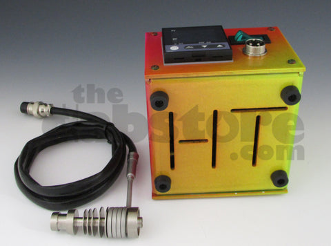 High Tech Titanium Mini Honey Highve Electric Nail - Custom (Pink/Orange Fade) 16 MM