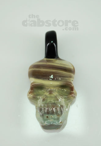Scoz Glass - Worked Skull Pendant #1