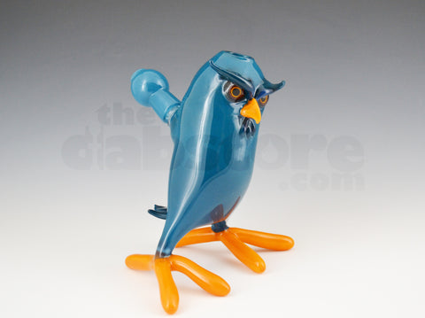 Shack Man Glass Blue Peacock 14 MM Owl Rig