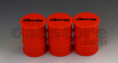 Silicone 3 pack oil barral wax jars