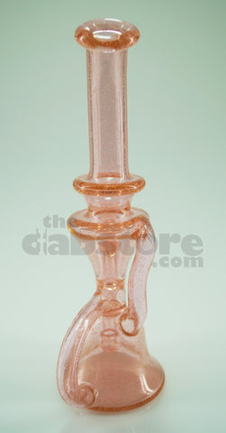 Staklo Glass - Pink Lollipop w/ Crushe Opal 14 MM F Recycler