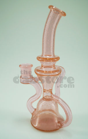 Staklo Glass - Pink Lollipop w/ Crushe Opal 14 MM F Recycler