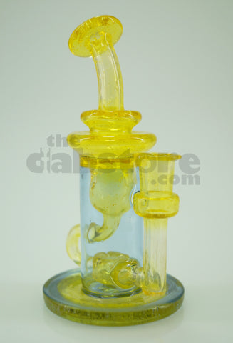 Topher Glass - 10 MM Lemon Drop / Dingle Berry Micro Klein