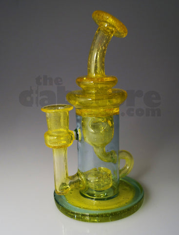 Topher Glass - 10 MM Lemon Drop / Dingle Berry Micro Klein