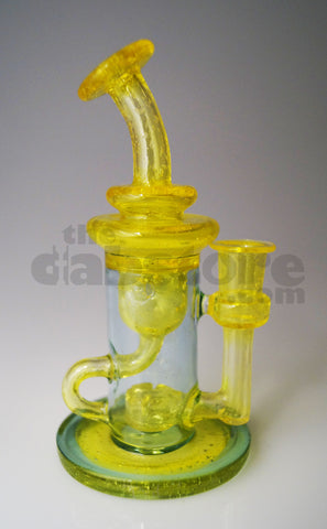 Topher Glass - 10 MM Lemon Drop / Dingle Berry Micro Klein