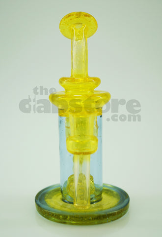 Topher Glass - 10 MM Lemon Drop / Dingle Berry Micro Klein