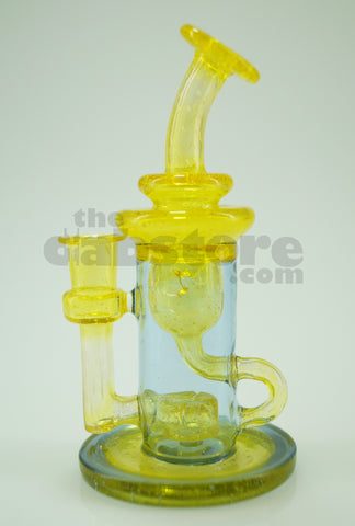 Topher Glass - 10 MM Lemon Drop / Dingle Berry Micro Klein