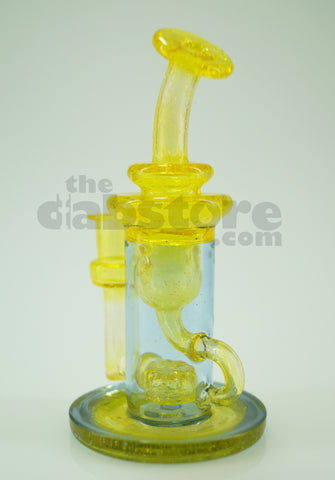 Topher Glass - 10 MM Lemon Drop / Dingle Berry Micro Klein