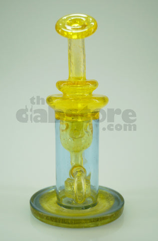 Topher Glass - 10 MM Lemon Drop / Dingle Berry Micro Klein