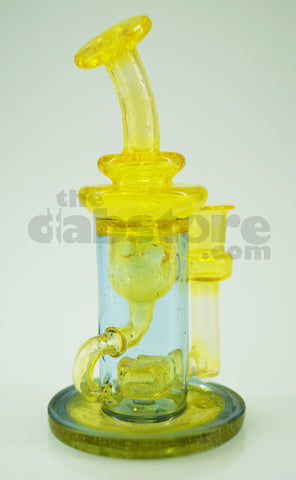 Topher Glass - 10 MM Lemon Drop / Dingle Berry Micro Klein