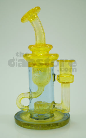 Topher Glass - 10 MM Lemon Drop / Dingle Berry Micro Klein