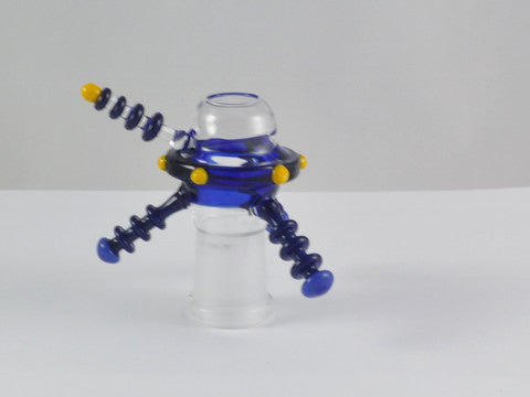 Engler Glass "Spaceship" Dome 18 mm Blue #2