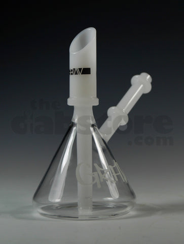 Grav Labs Beaker Bottom Rig White Accents White Label