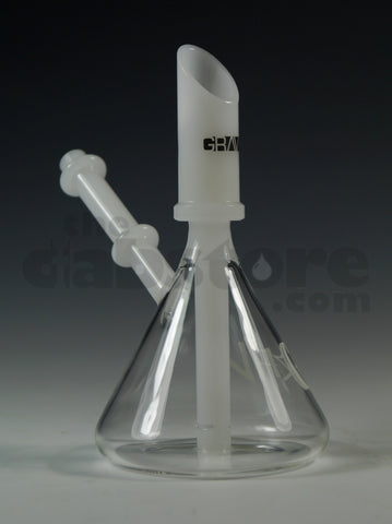 Grav Labs Beaker Bottom Rig White Accents White Label