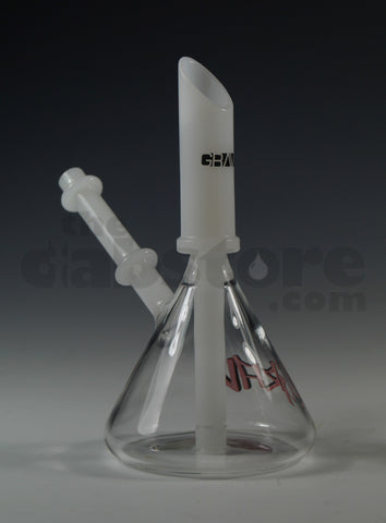 Grav Labs Beaker Bottom Rig White Accents Red Label