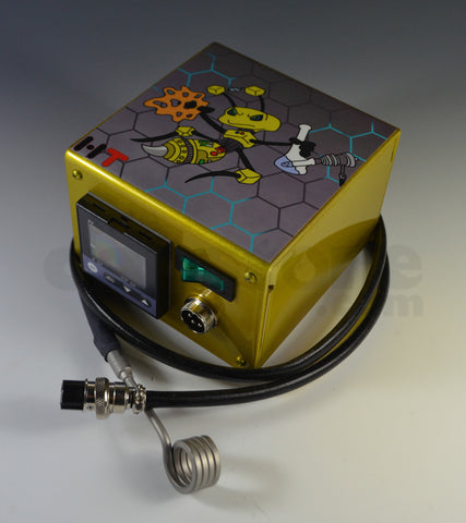 High Tech Titanium Mini Honey Highve Custom Enail (Gold Bee)