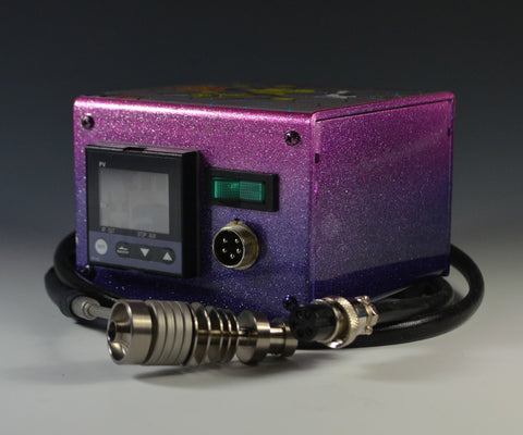 High Tech Titanium Mini Honey Highve Custom Enail (Purple Fade)
