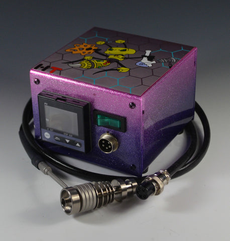 High Tech Titanium Mini Honey Highve Custom Enail (Purple Fade)