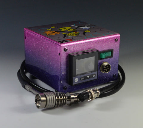 High Tech Titanium Mini Honey Highve Custom Enail (Purple Fade)