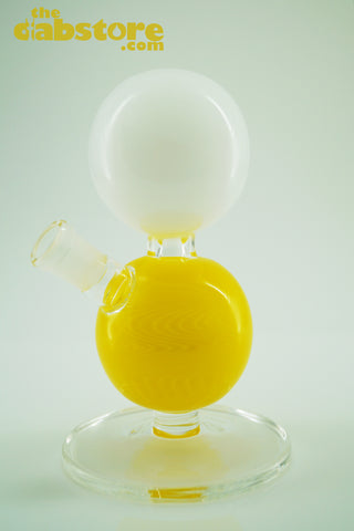 iDab Glass - 14 MM F Pool Ball Rig Yellow 