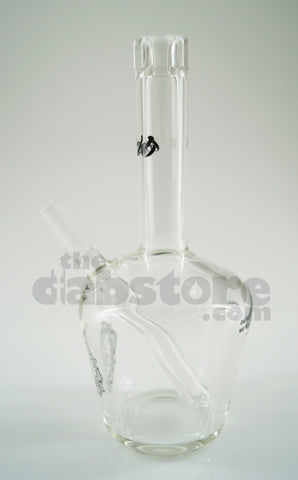 iDab Glass - Clear Mini Bottle Rig 10 MM Male Joint