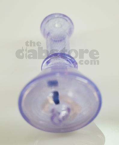 iDab Glass - XL Purple Rain Mini Tube Directional Carb Cap
