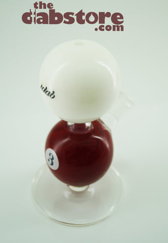 iDab Glass - 14 MM F Pool Ball Rig Red #3