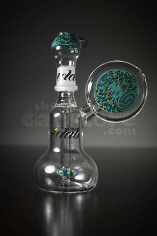 iDab Glass Worked Wraparound Bubbler #2 18 MM