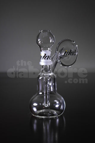 iDab Glass Clear Wraparound Bubbler 18 MM