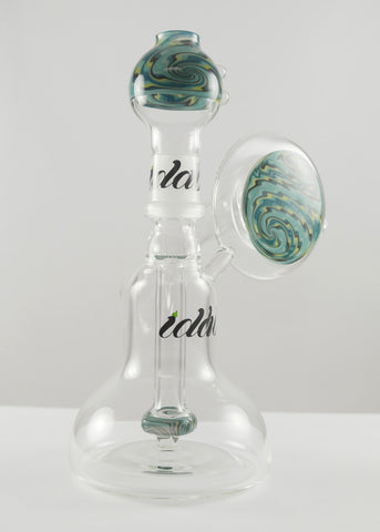 iDab Glass Worked Wraparound Bubbler 18 MM