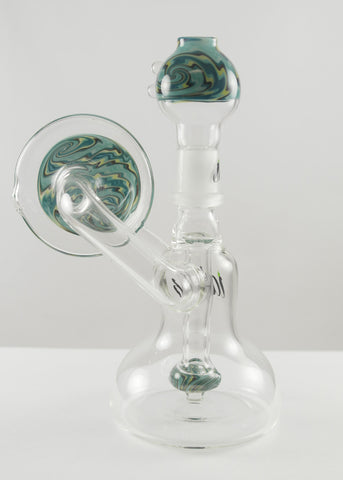 iDab Glass Worked Wraparound Bubbler 18 MM