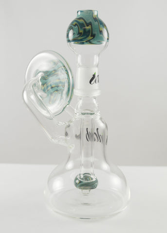 iDab Glass Worked Wraparound Bubbler 18 MM