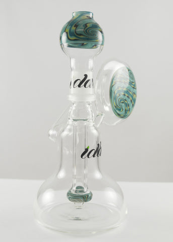 iDab Glass Worked Wraparound Bubbler 18 MM