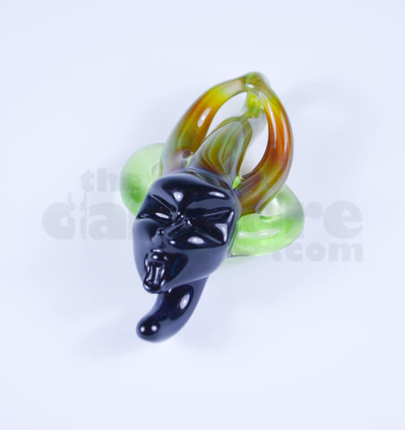 LaceFace Glass Goddess Mini Tube w/ Matching Pendant #2 10 MM