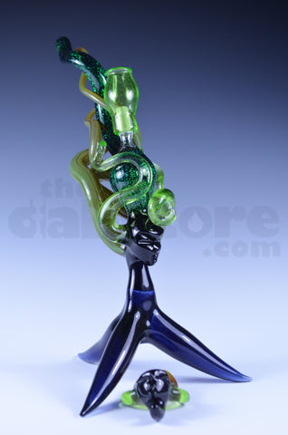 LaceFace Glass Goddess Mini Tube w/ Matching Pendant #2 10 MM