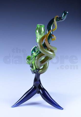 LaceFace Glass Goddess Mini Tube w/ Matching Pendant #2 10 MM