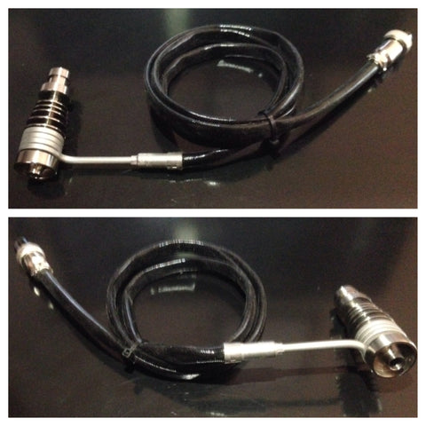 High Tech Titanium - 16 mm Enail insert 18/14 mm Female joints & 10mm Male Joint