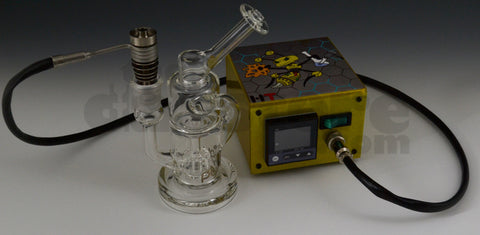 Pyrology Glass Recycler & Enail Package Deal 18 MM F