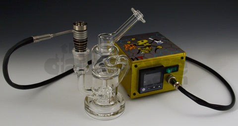 Pyrology Glass Recycler & Enail Package Deal 18 MM F